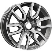 Диски Khomen KHW 1723 8x17 6*139.7 ET25 DIA106.1 Black-FP Литой купить с бесплатной доставкой в пункты выдачи в Петербурге